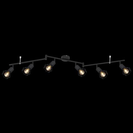 Globo - Φωτιστικό σποτ 6xE14/40W/230V μαύρο