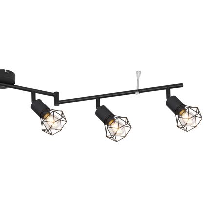 Globo - Φωτιστικό σποτ 6xE14/40W/230V μαύρο