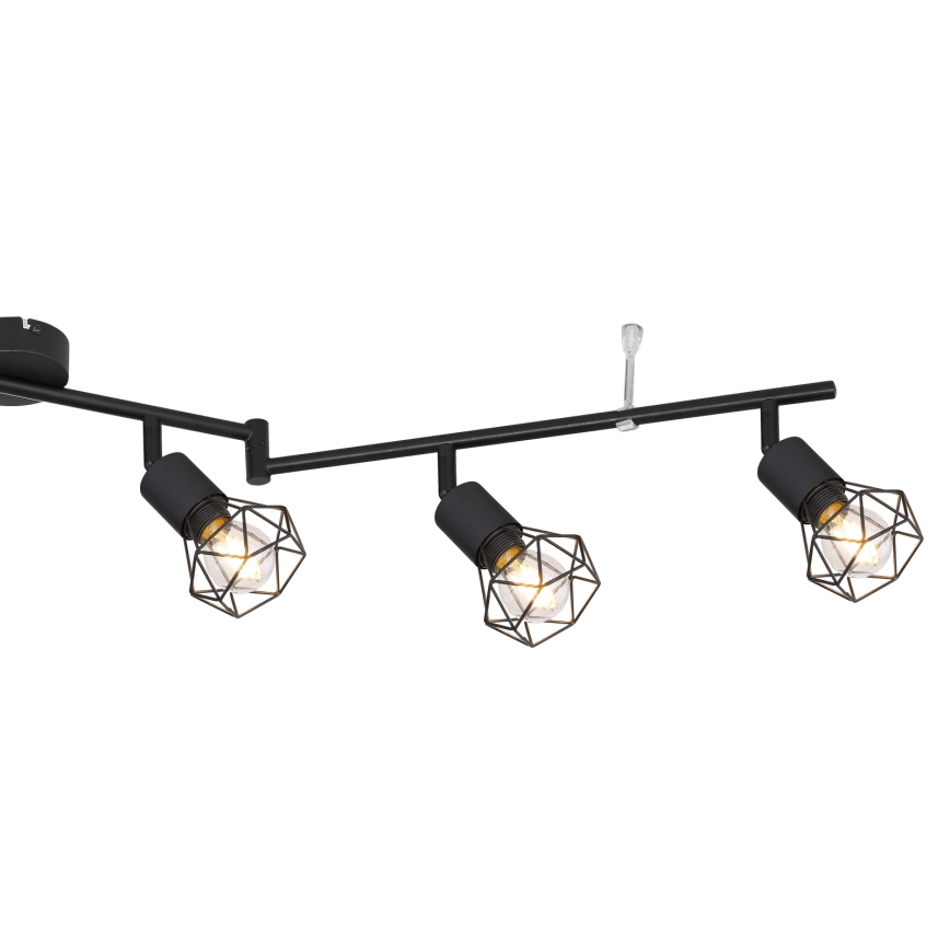 Globo - Φωτιστικό σποτ 6xE14/40W/230V μαύρο