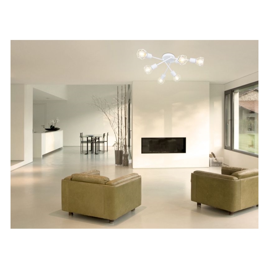 Globo - Συνδεδεμένο πολύφωτο 6xE14/40W/230V