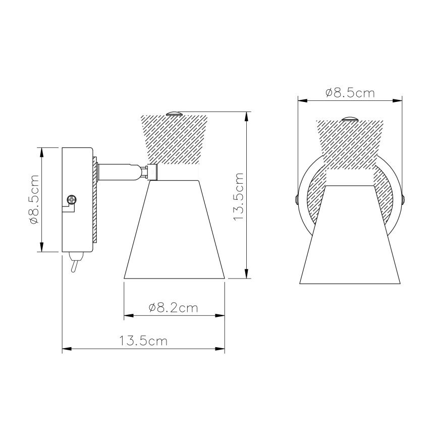 Globo - Προβολέας τοίχου 1xE14/25W/230V