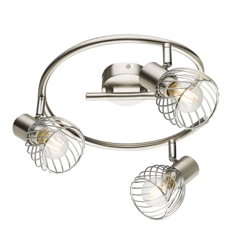 Globo - Σποτ φωτιστικό 3xE14/40W/230V ματ χρώμιο