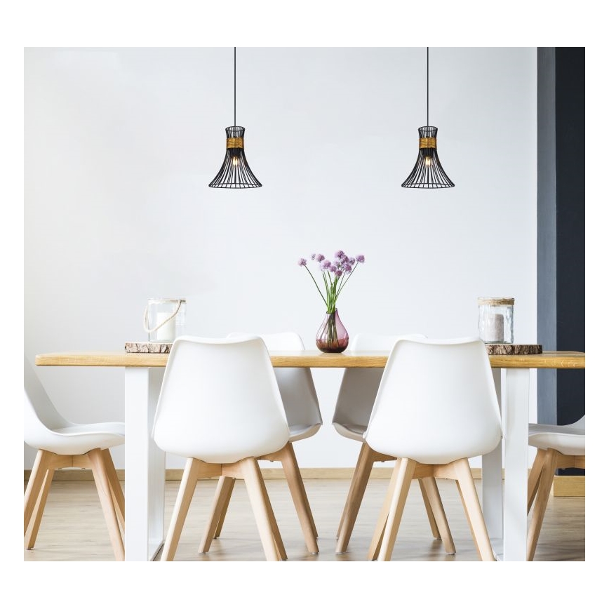 Globo - Πολύφωτο σε σχοινί 1xE27/60W/230V