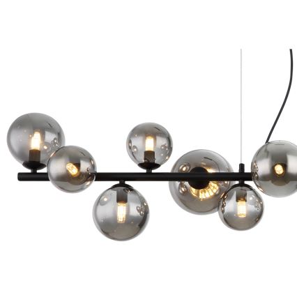 Globo -  Κρεμαστό φωτιστικό οροφής LED 13xG9/3,5W/230V φιμέ/μαύρο