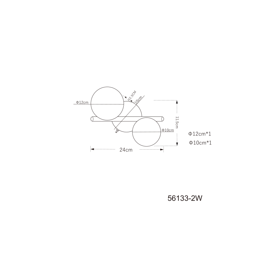 Globo - LED Πλαφονιέρα οροφής 2xG9/3W/230V