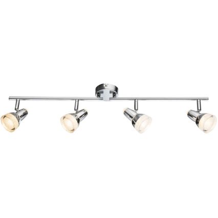 Globo - LED Σποτ φωτιστικό 4xLED/4W/230V γυαλιστερό χρώμιο