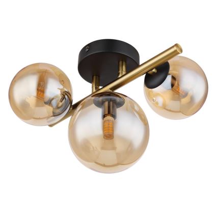 Globo - LED Πλαφονιέρα οροφής RIHA 3xG9/3,5W/230V ορείχαλκος