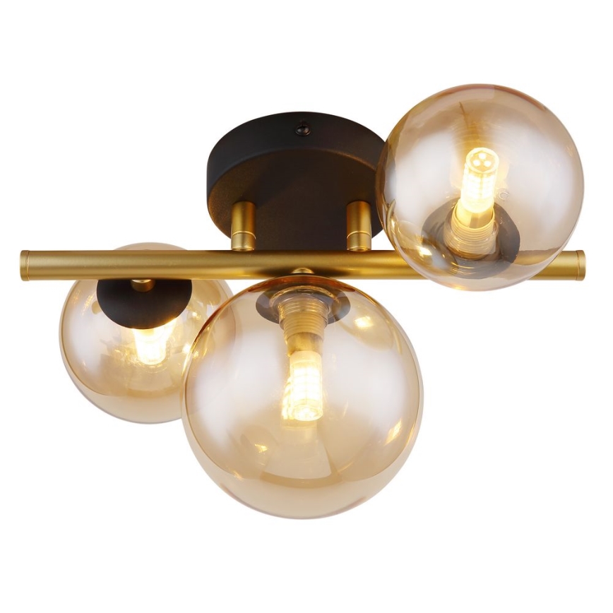 Globo - LED Πλαφονιέρα οροφής RIHA 3xG9/3,5W/230V ορείχαλκος