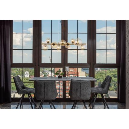 Globo - LED Πολύφωτο με καλώδιο 9xG9/3W/230V ορείχαλκος