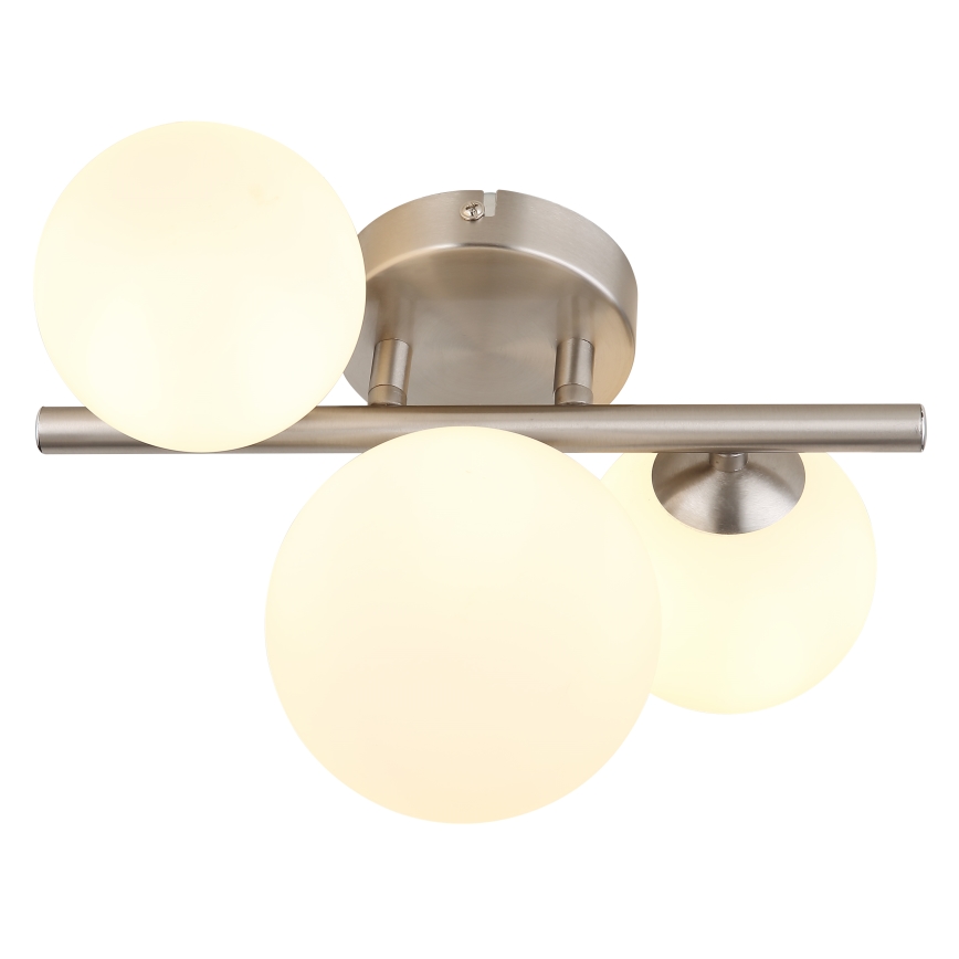 Globo - LED Πλαφονιέρα οροφής RIHA 3xG9/3,5W/230V ματ χρώμιο