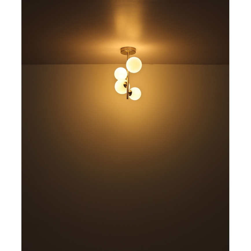 Globo - Κρεμαστό φωτιστικό οροφής LED 4xG9/3W/230V ματ χρώμιο