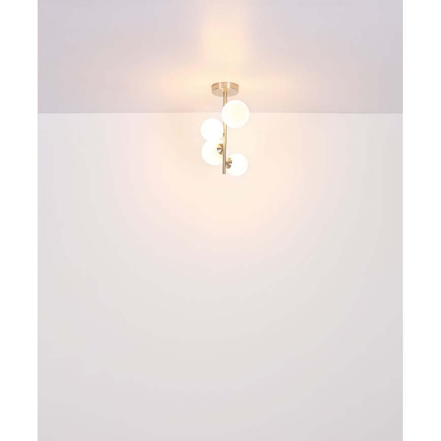 Globo - Κρεμαστό φωτιστικό οροφής LED 4xG9/3W/230V ματ χρώμιο