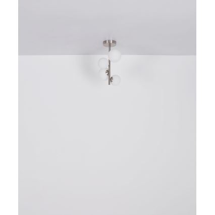 Globo - Κρεμαστό φωτιστικό οροφής LED 4xG9/3W/230V ματ χρώμιο