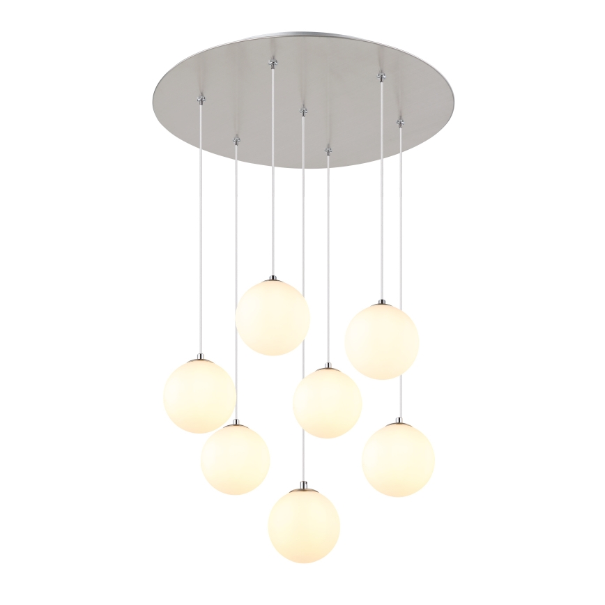 Globo -  Κρεμαστό φωτιστικό οροφής LED 7xG9/3,5W/230V λευκό