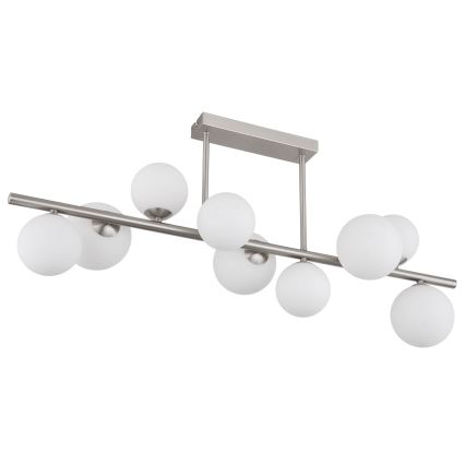 Globo - Κρεμαστό φωτιστικό οροφής LED 9xG9/3W/230V ματ χρώμιο