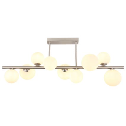 Globo - Κρεμαστό φωτιστικό οροφής LED 9xG9/3W/230V ματ χρώμιο