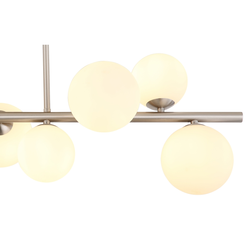Globo - Κρεμαστό φωτιστικό οροφής LED 9xG9/3W/230V ματ χρώμιο