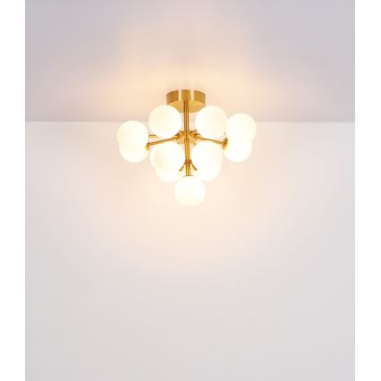 Globo - Πλαφονιέρα οροφής 13xG9/5W/230V διάμετρος 56 cm μαύρο