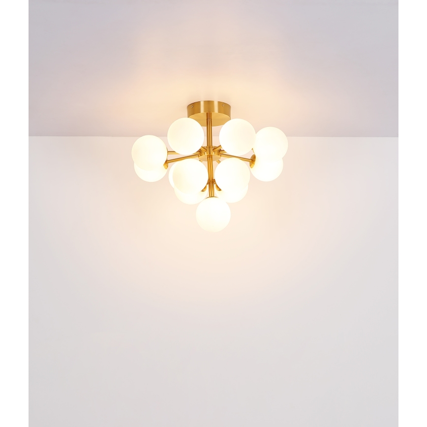 Globo - Πλαφονιέρα οροφής 13xG9/5W/230V διάμετρος 56 cm μαύρο