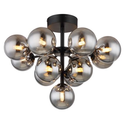 Globo - Πλαφονιέρα οροφής 13xG9/5W/230V διάμετρος 56 cm μαύρο
