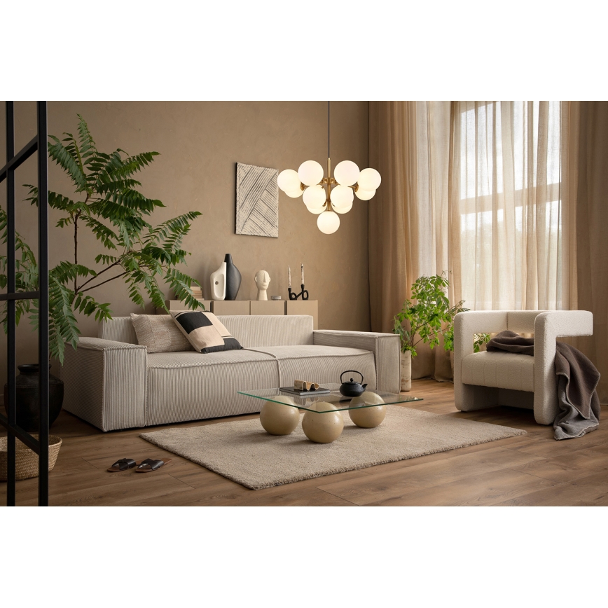 Globo - Κρεμαστό φωτιστικό οροφής 13xG9/5W/230V διάμετρος 56 cm χρυσό