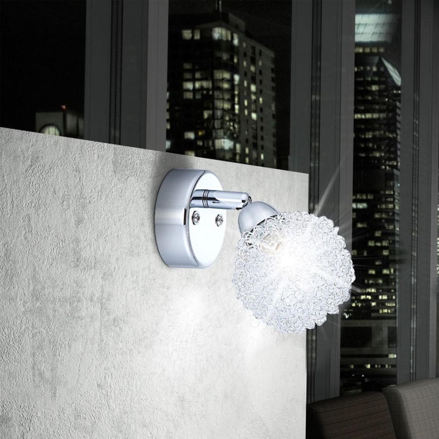 GLOBO 56624-1 - Επιτοίχιο φωτιστικό σποτ νυκτός ORINA 1xG9/33W