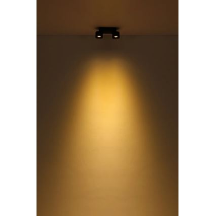 Globo - LED Σποτ 2xLED/6W/230V μαύρο