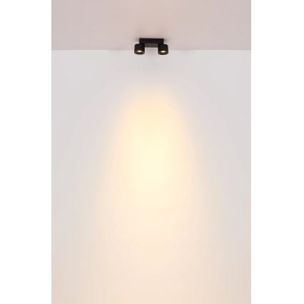 Globo - LED Σποτ 2xLED/6W/230V μαύρο