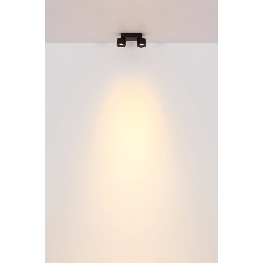 Globo - LED Σποτ 2xLED/6W/230V μαύρο