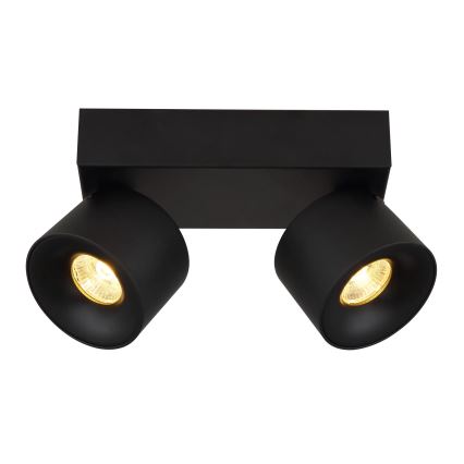 Globo - LED Σποτ 2xLED/6W/230V μαύρο