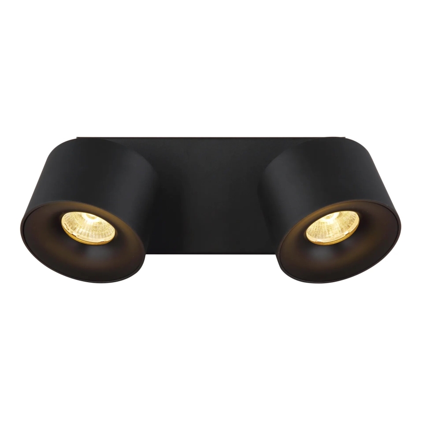 Globo - LED Σποτ 2xLED/6W/230V μαύρο