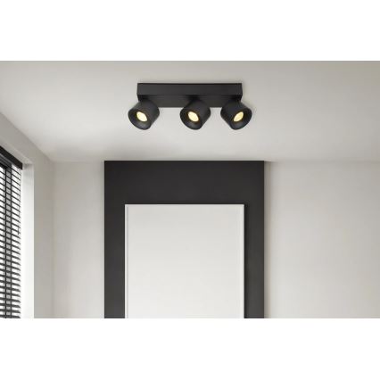 Globo - LED Σποτ 3xLED/6W/230V μαύρο