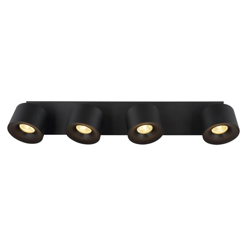 Globo - LED Σποτ 4xLED/6W/230V μαύρο