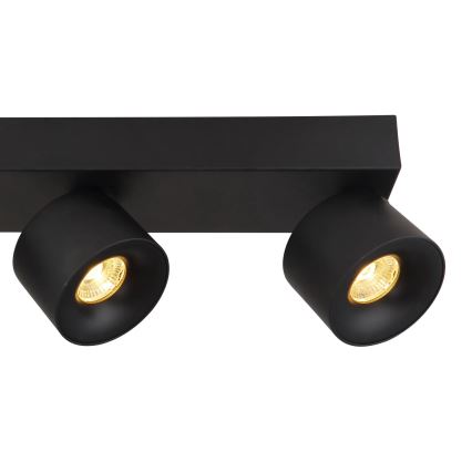 Globo - LED Σποτ 4xLED/6W/230V μαύρο