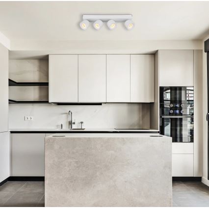 Globo - LED Σποτ 4xLED/6W/230V λευκό