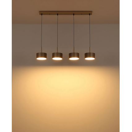Globo - Κρεμαστό φωτιστικό LED με καλώδιο LED/40W/230V 3000K ορείχαλκος