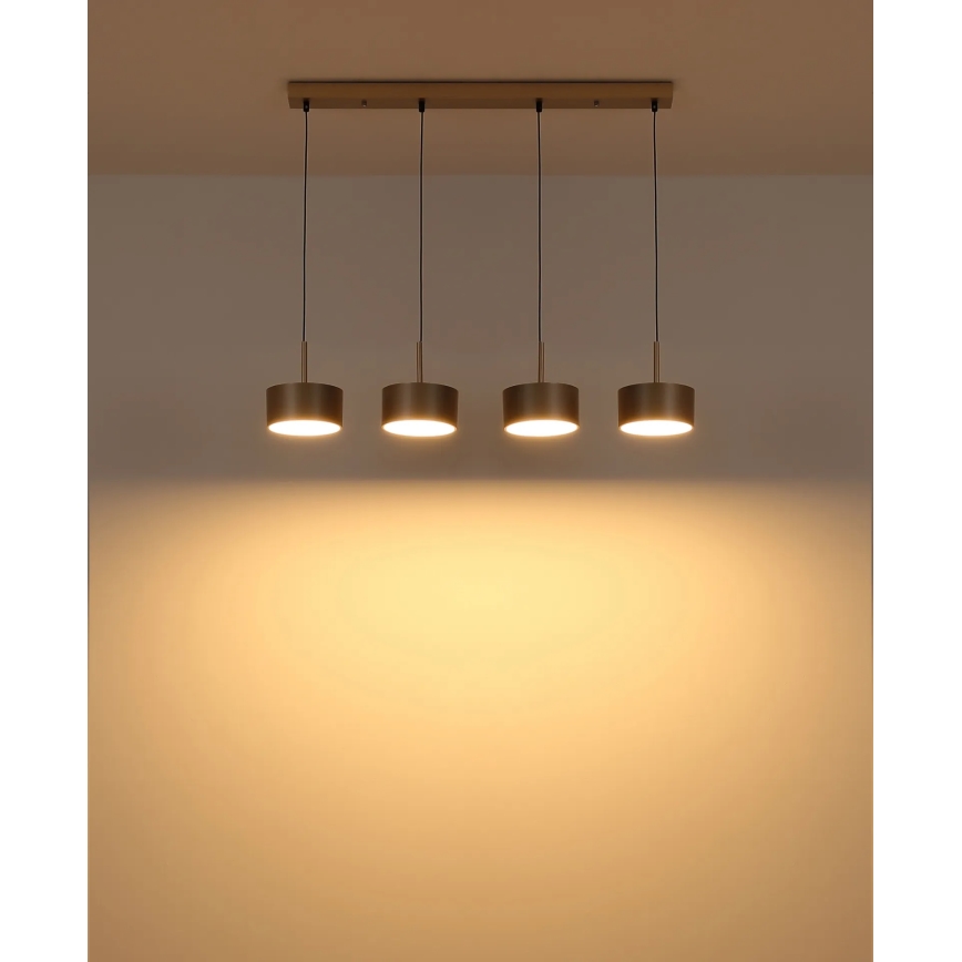 Globo - Κρεμαστό φωτιστικό LED με καλώδιο LED/40W/230V 3000K ορείχαλκος