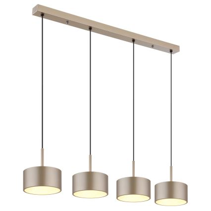 Globo - Κρεμαστό φωτιστικό LED με καλώδιο LED/40W/230V 3000K ορείχαλκος