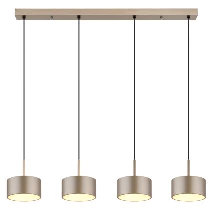Globo - Κρεμαστό φωτιστικό LED με καλώδιο LED/40W/230V 3000K ορείχαλκος