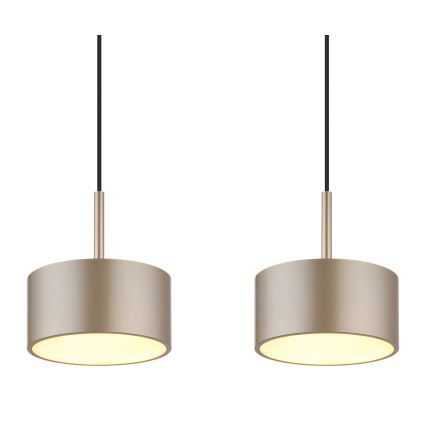 Globo - Κρεμαστό φωτιστικό LED με καλώδιο LED/40W/230V 3000K ορείχαλκος