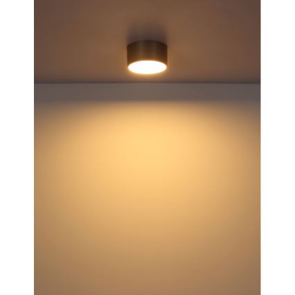 Globo - LED φωτιστικό οροφής LED/12W/230V Ø 15 cm 3000K μπρούτζινο