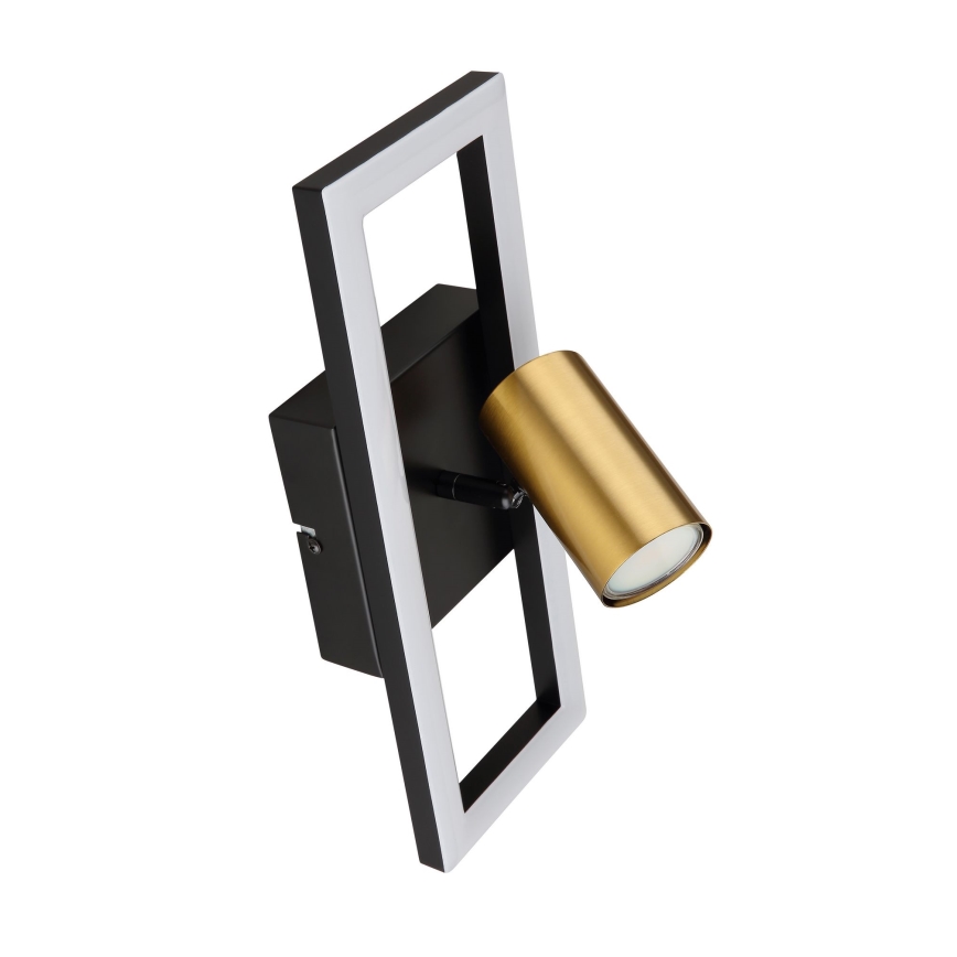 Globo - Φωτιστικό σποτ τοίχου LED 1xGU10/5W/230V + LED/12W/230V