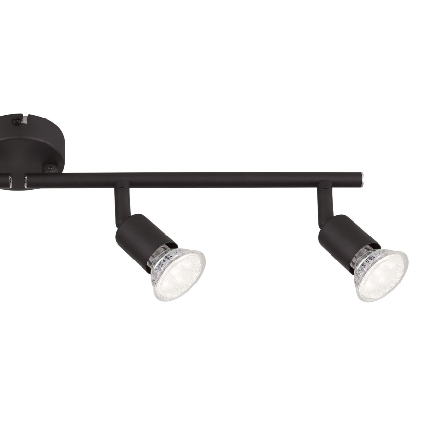 Globo - LED Σποτ 4xGU10/3W/230V μαύρο