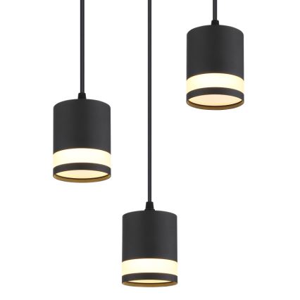 Globo -  Κρεμαστό φωτιστικό οροφής LED 3xGX53/7W/230V 3000K μαύρο