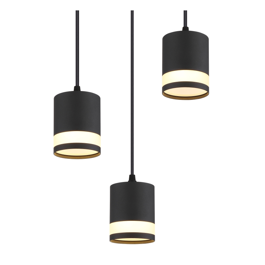 Globo -  Κρεμαστό φωτιστικό οροφής LED 3xGX53/7W/230V 3000K μαύρο