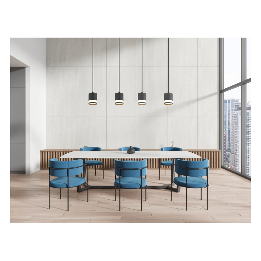 Globo -  Κρεμαστό φωτιστικό οροφής LED 4xGX53/7W/230V 3000K μαύρο