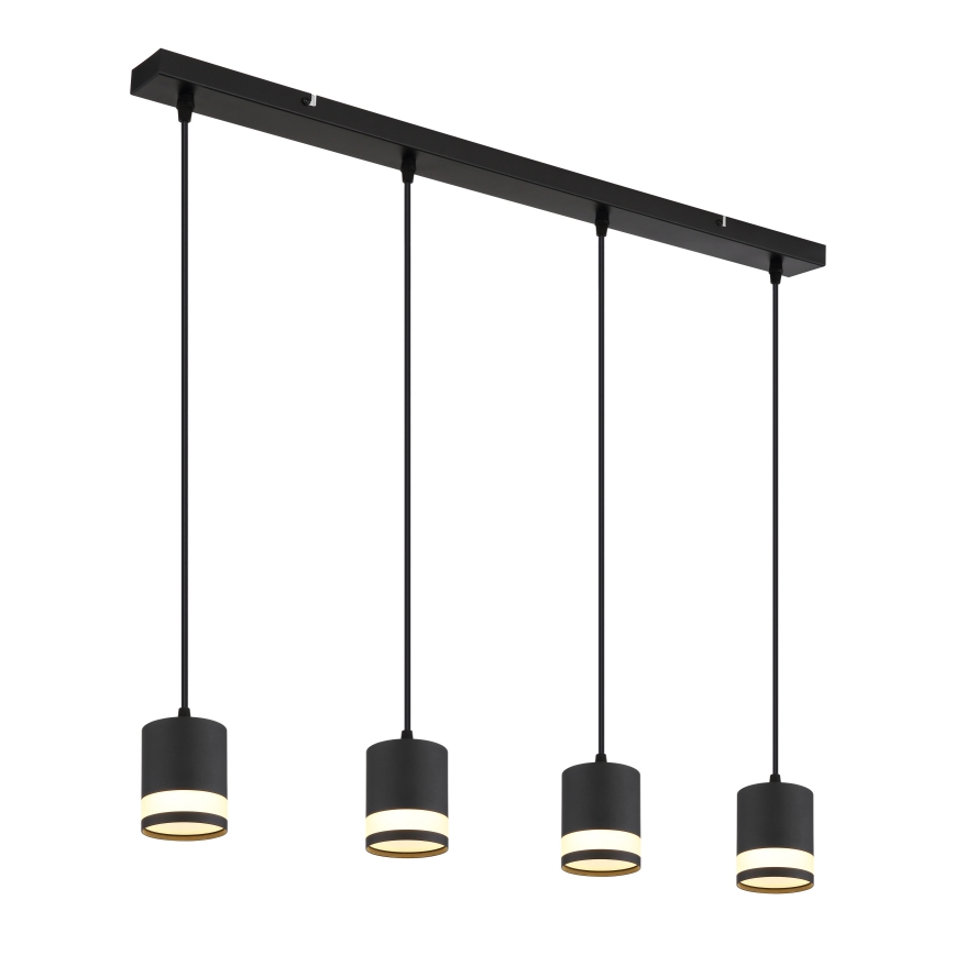 Globo -  Κρεμαστό φωτιστικό οροφής LED 4xGX53/7W/230V 3000K μαύρο