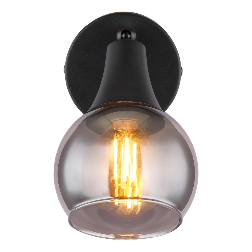 Globo - Σποτ τοίχου 1xE14/40W/230V μαύρο