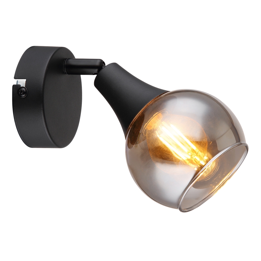 Globo - Σποτ τοίχου 1xE14/40W/230V μαύρο