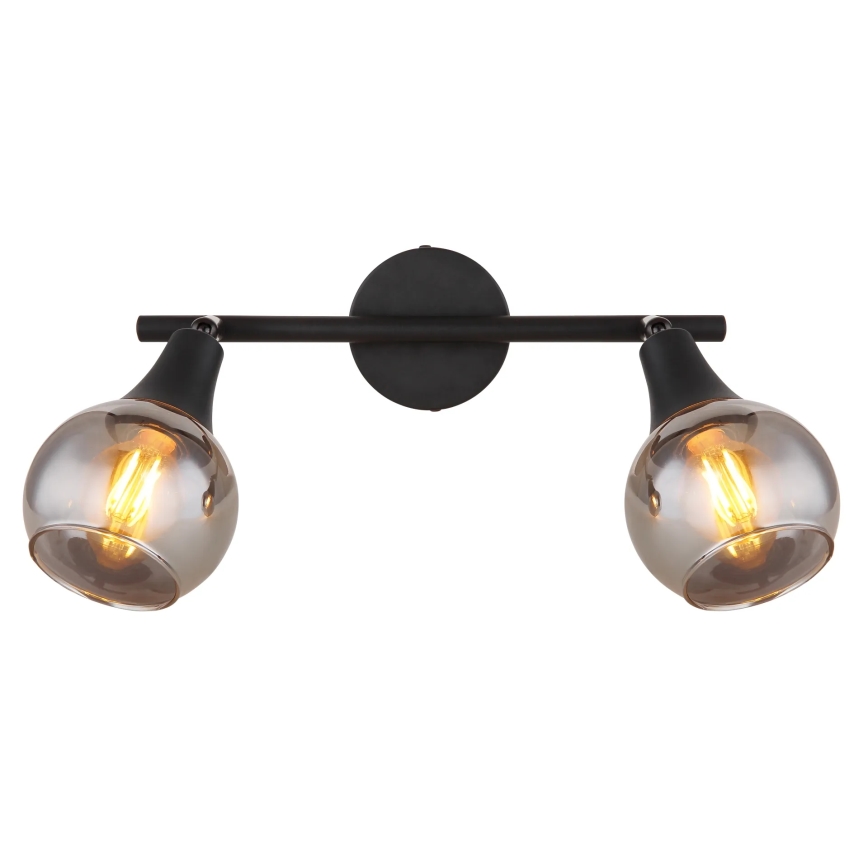 Globo - Φωτιστικό σποτ 2xE14/40W/230V μαύρο